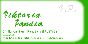 viktoria pandia business card